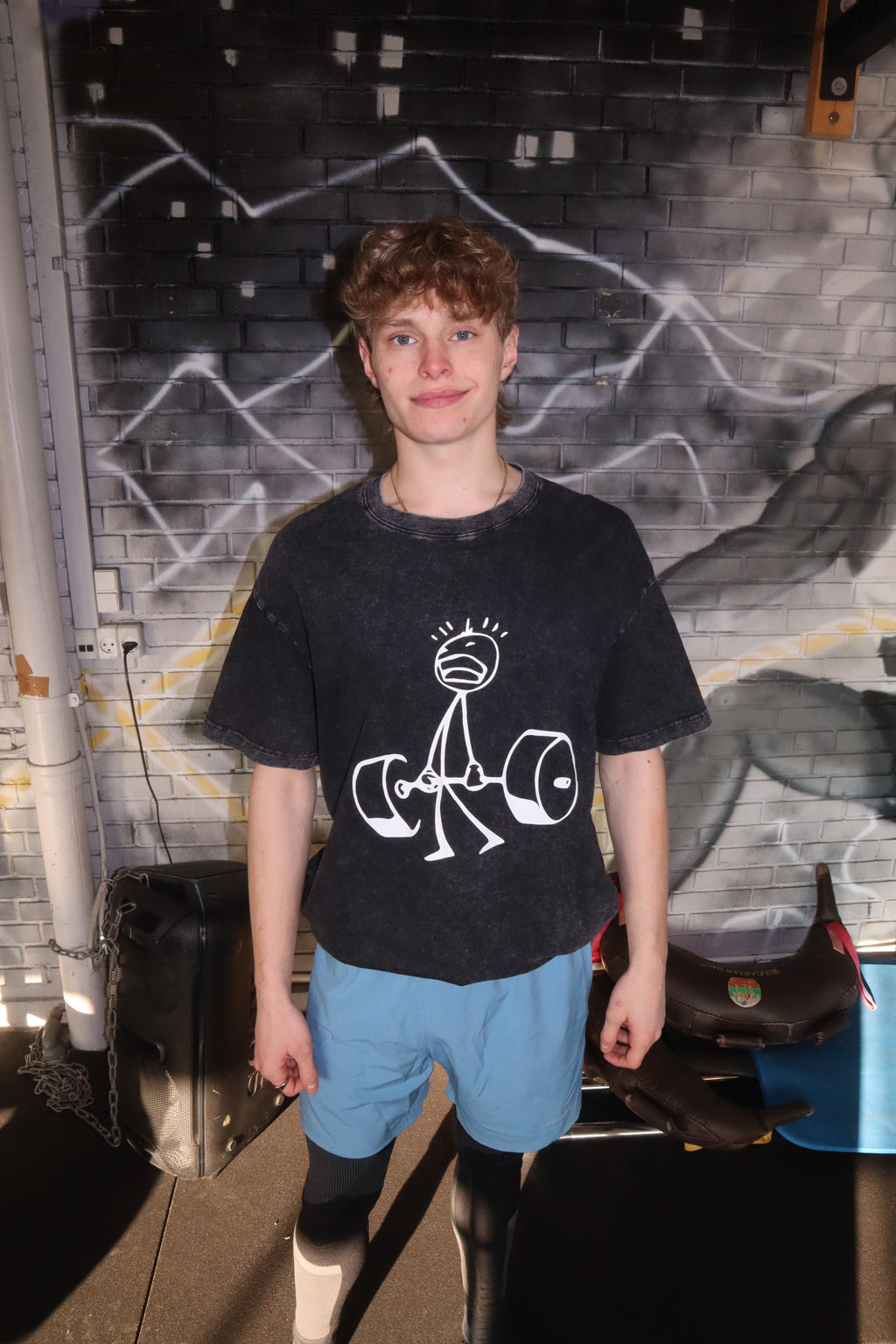 "Im Lifting" oversized tee