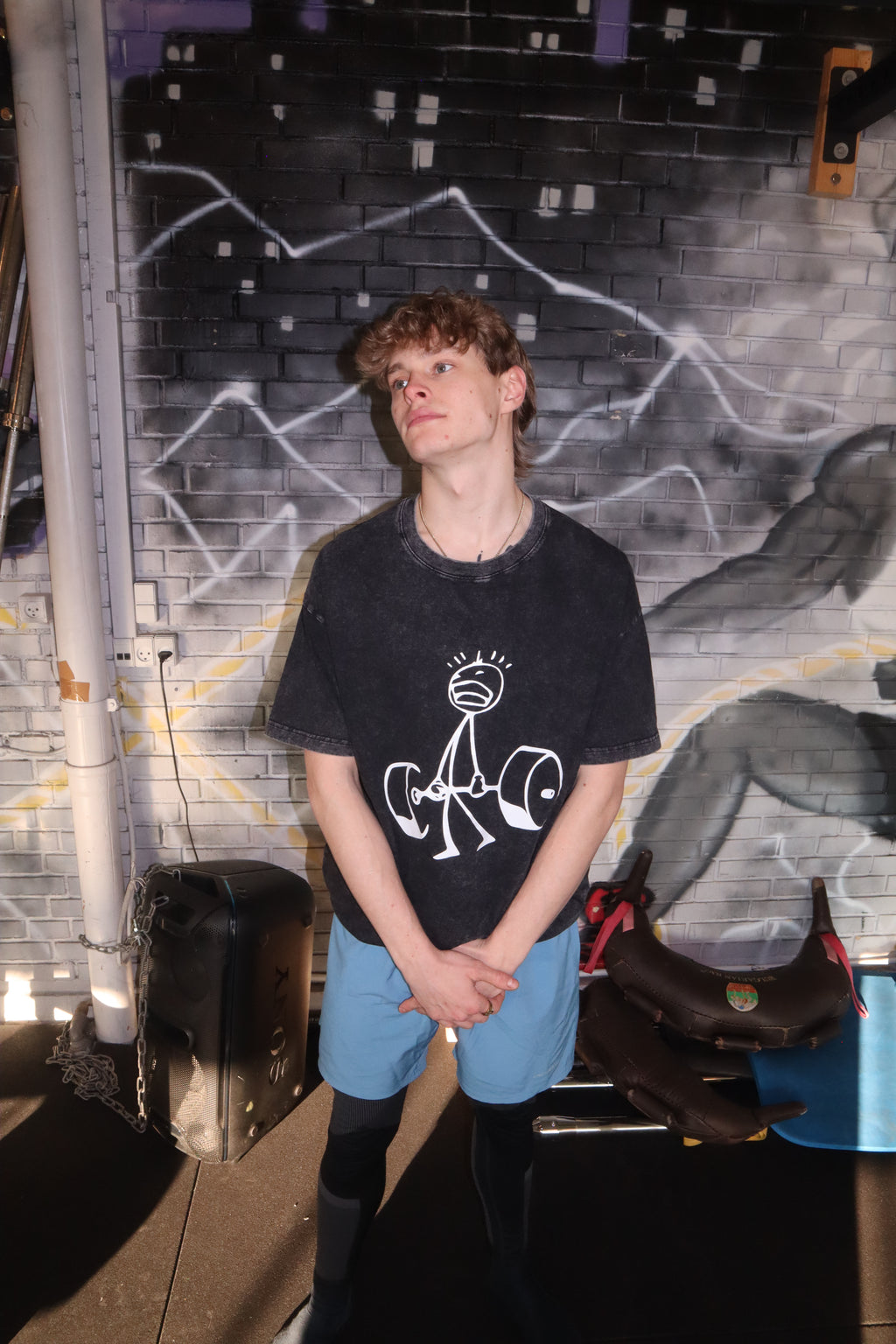 "Im Lifting" oversized tee
