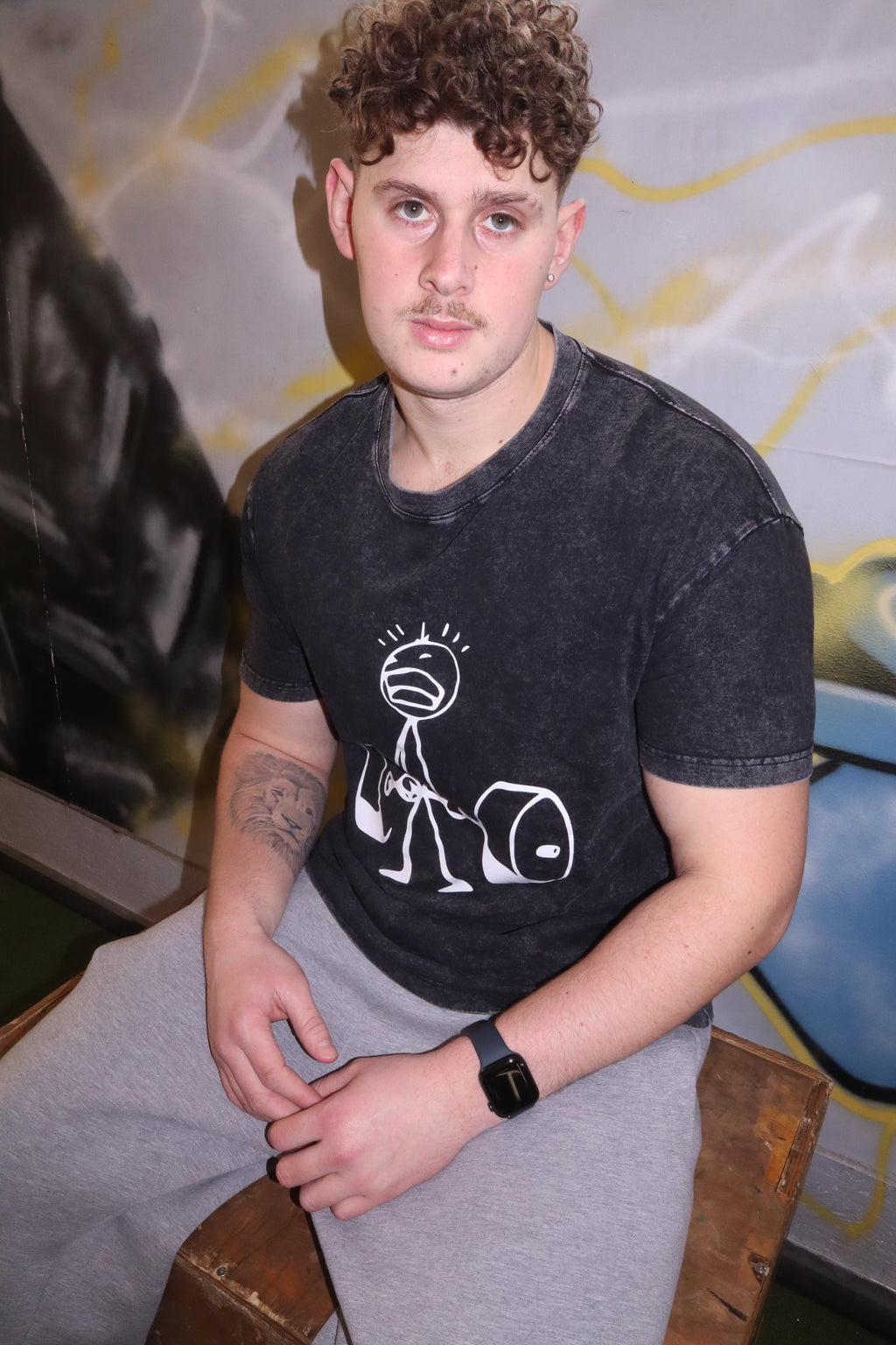 "Im Lifting" oversized tee